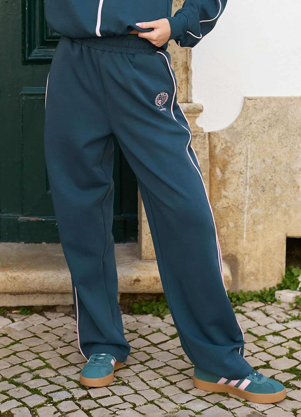 Gym King Heritage Track Pants - Classic Teal
