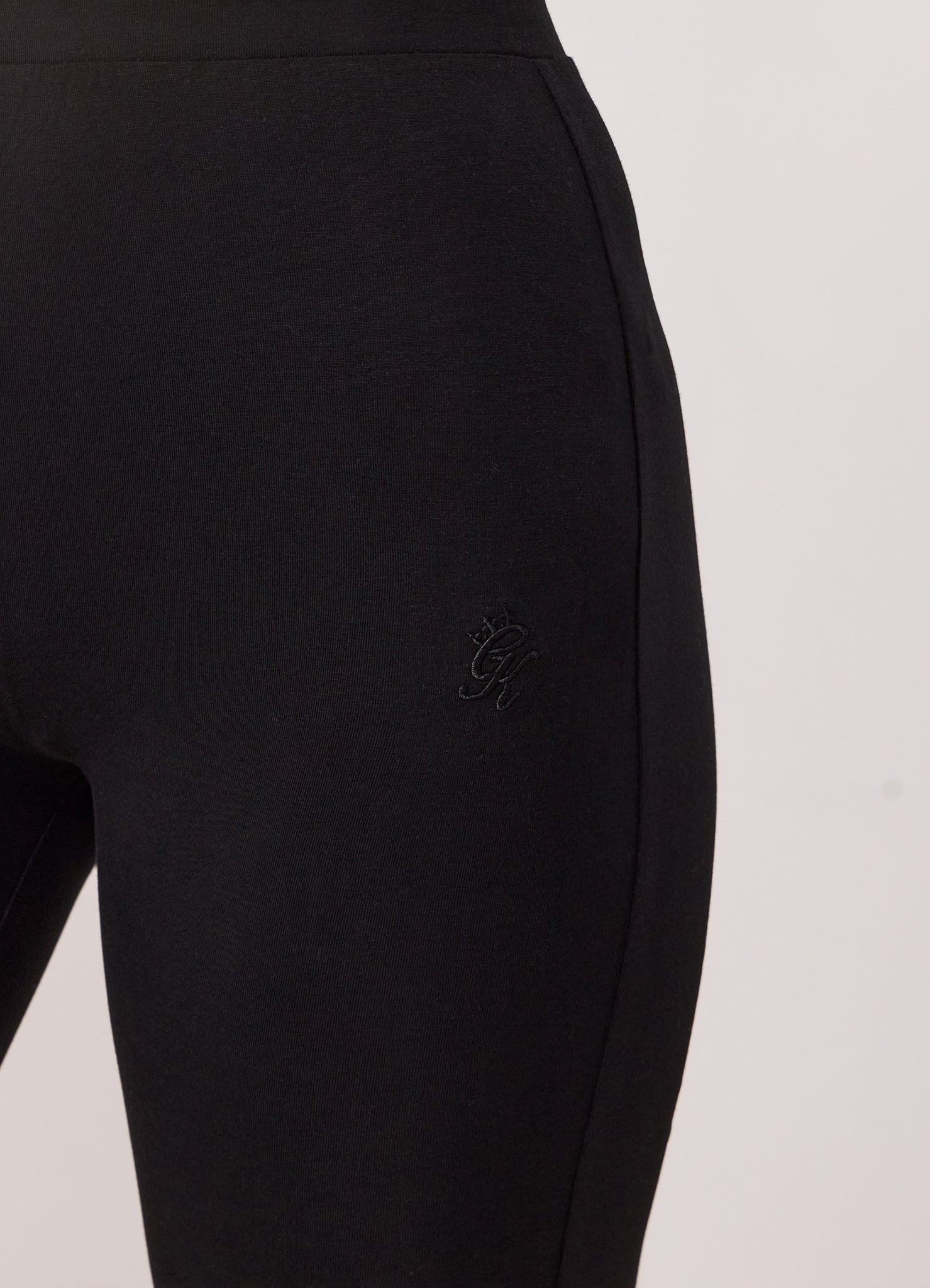 Gym King Victory Cotton Jersey Flared Legging - Black