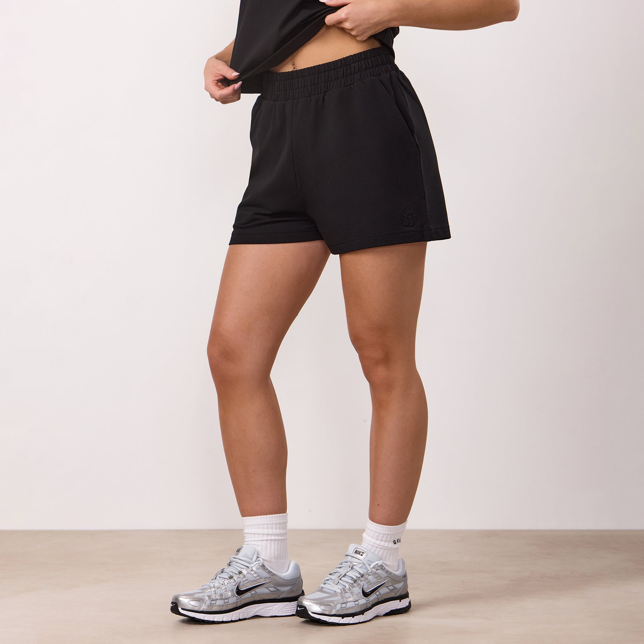 Gym King Victory Cotton Loopback Short - Black