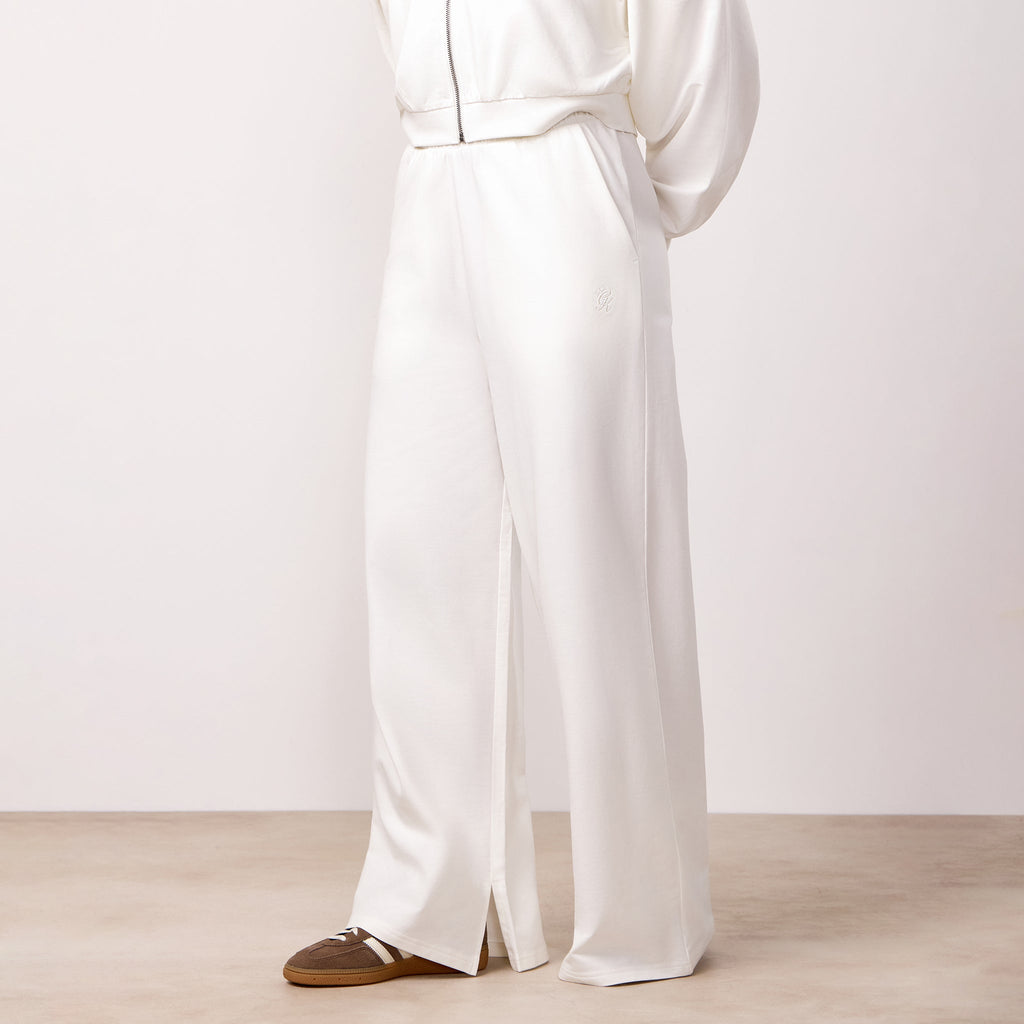 Gym King Victory Loopback Straight Leg Jogger - Cream