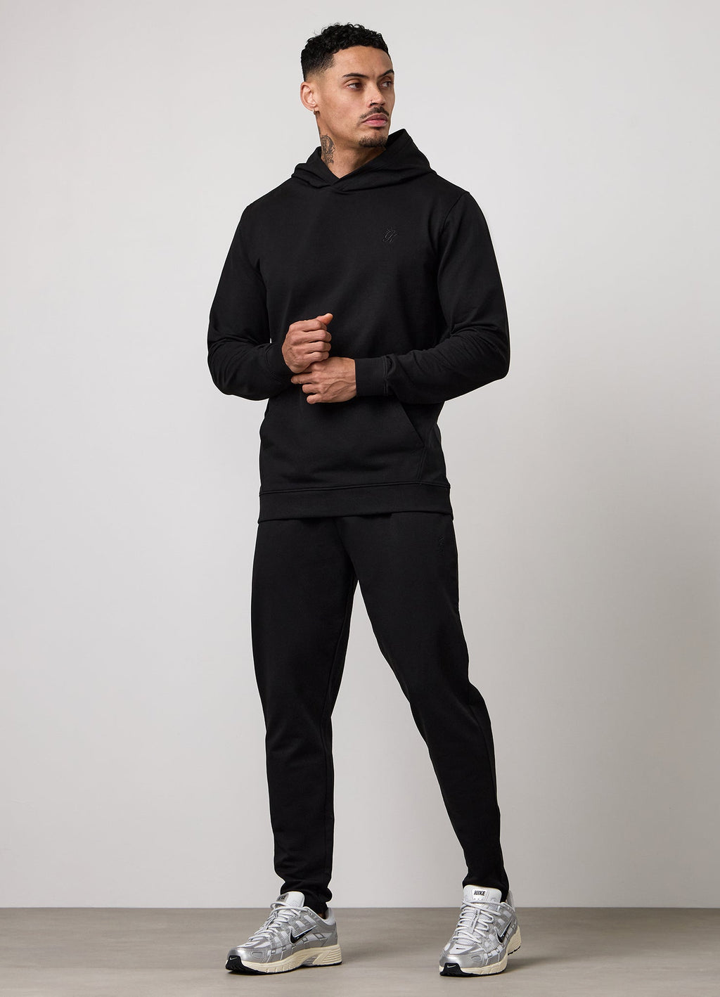 Gym King Victory Lightweight Loopback Hoodie - Black