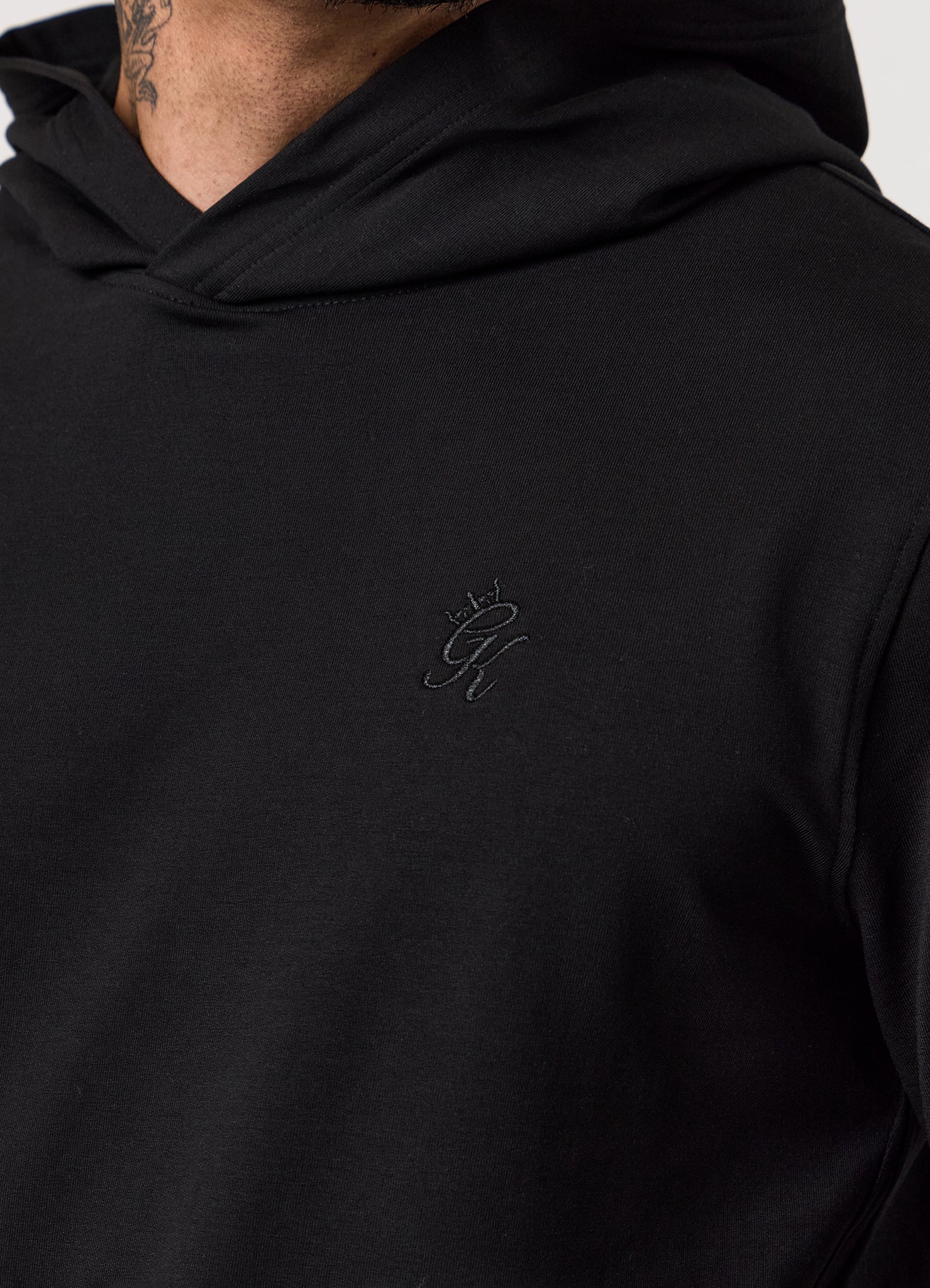Gym King Victory Lightweight Loopback Hoodie - Black