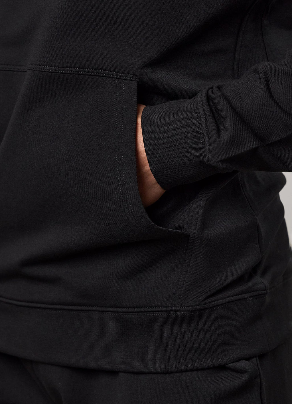 Gym King Victory Lightweight Loopback Hoodie - Black