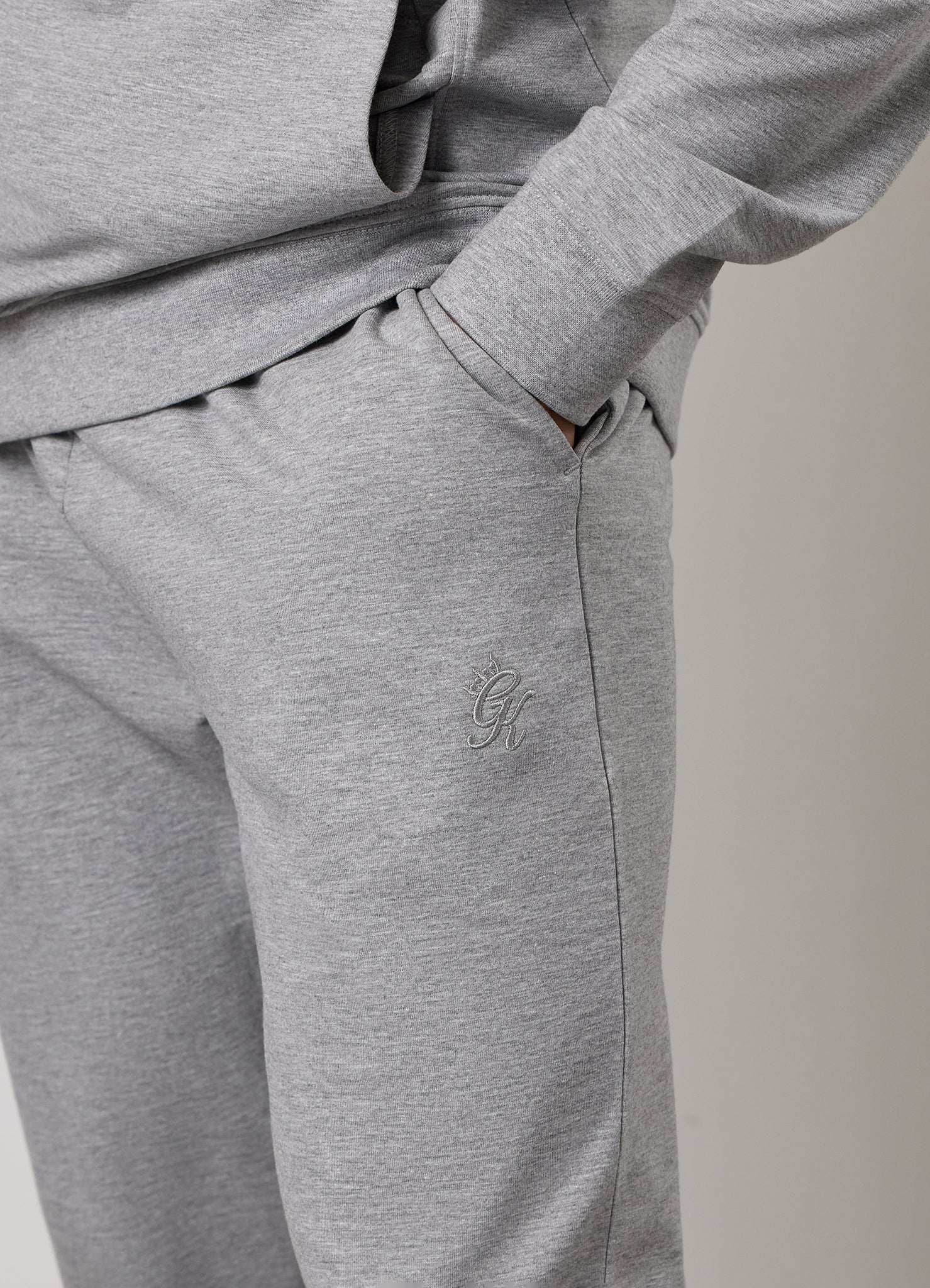 Gym King Victory Loopback Jogger - Grey Marl