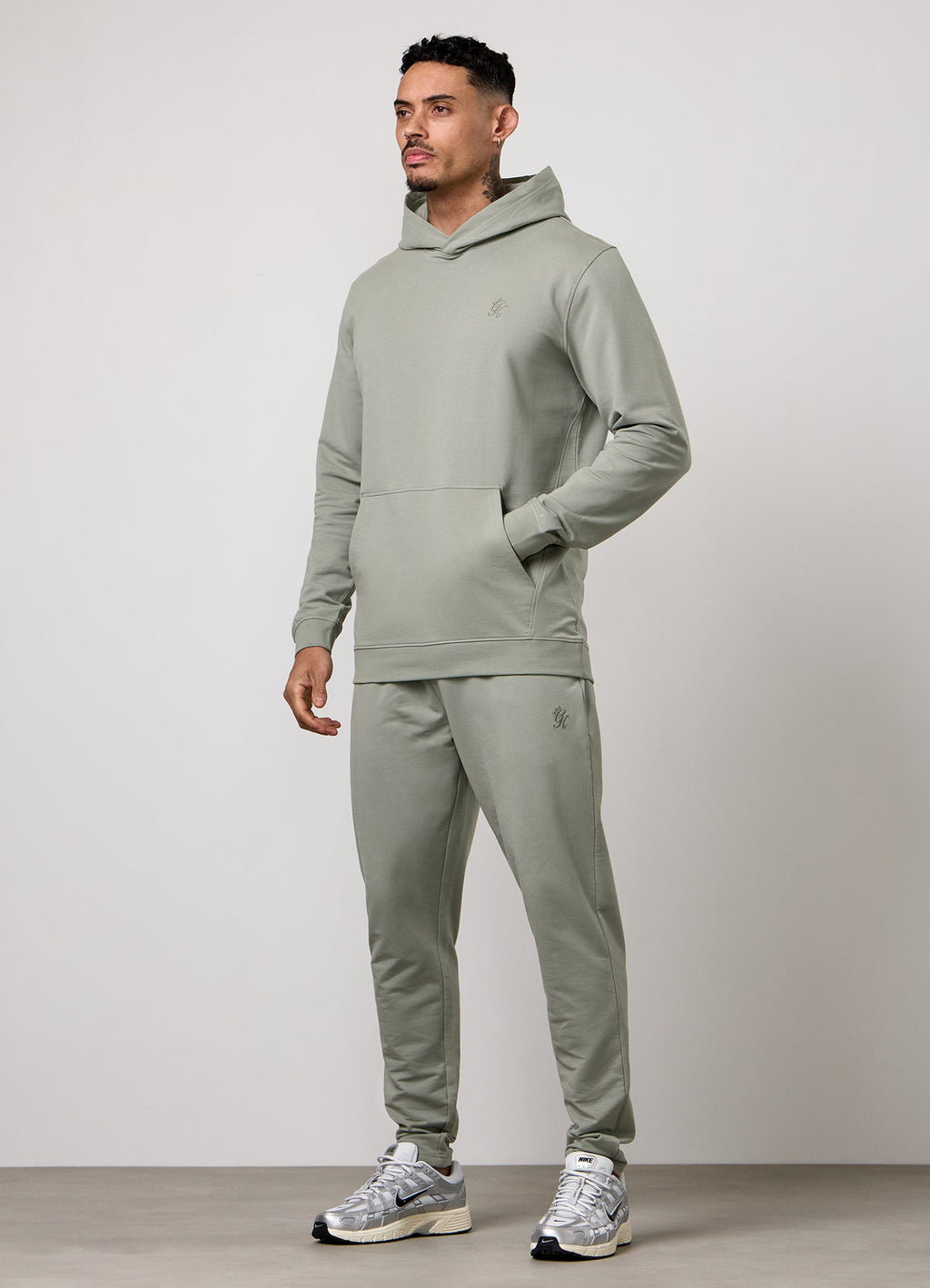 Gym King Victory Lightweight Loopback Hoodie - Soft Khaki