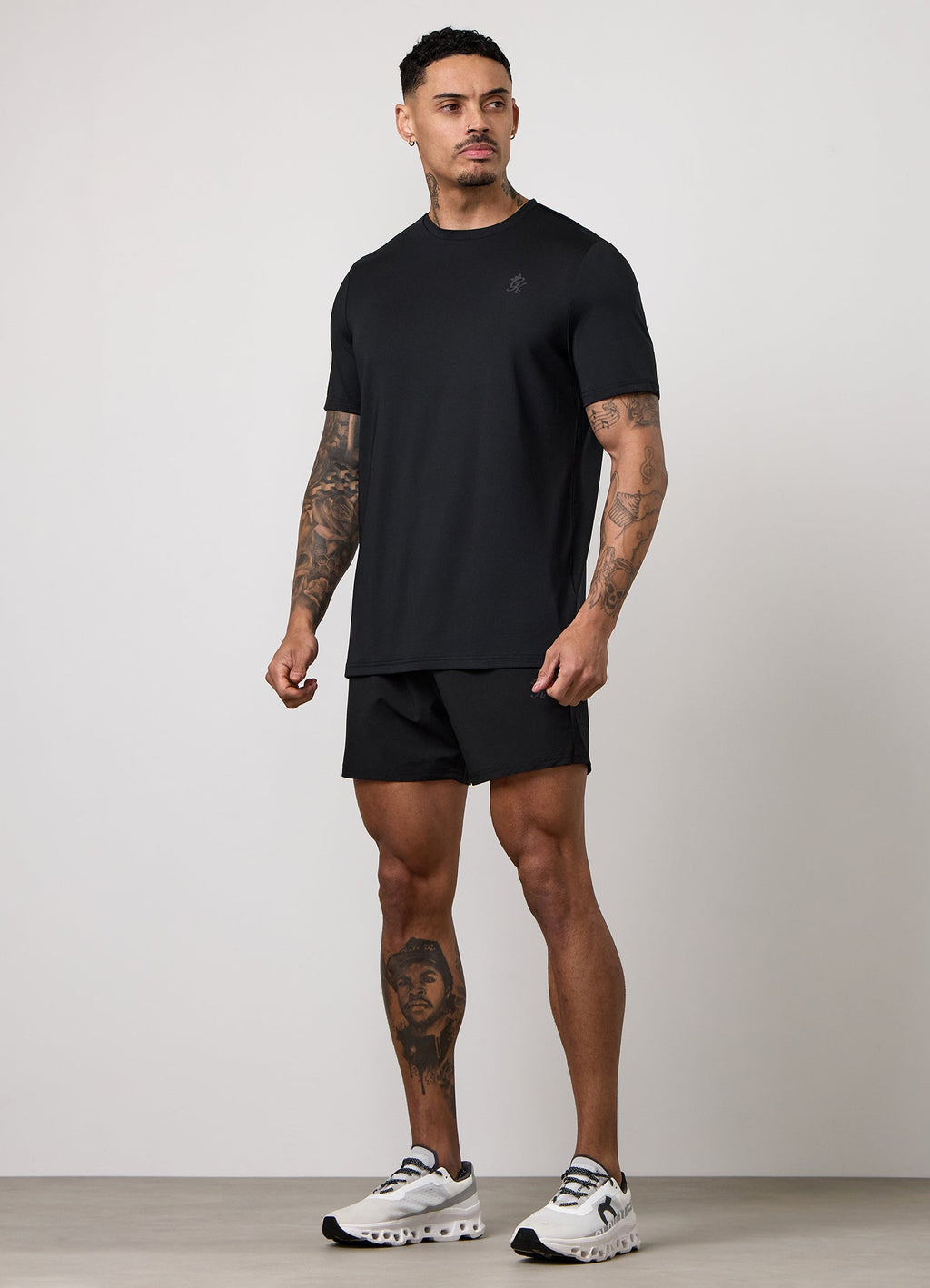 Gym King Victory Performance Poly Tee - Black