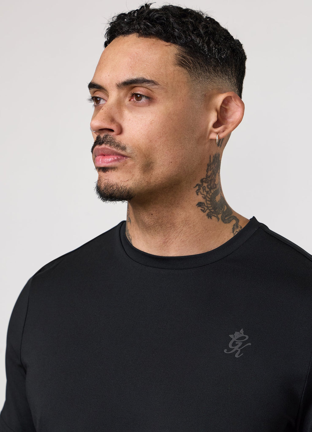 Gym King Victory Performance Poly Tee - Black