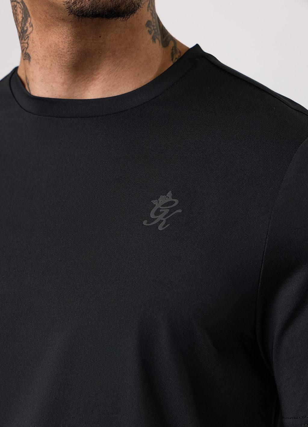 Gym King Victory Performance Poly Tee - Black
