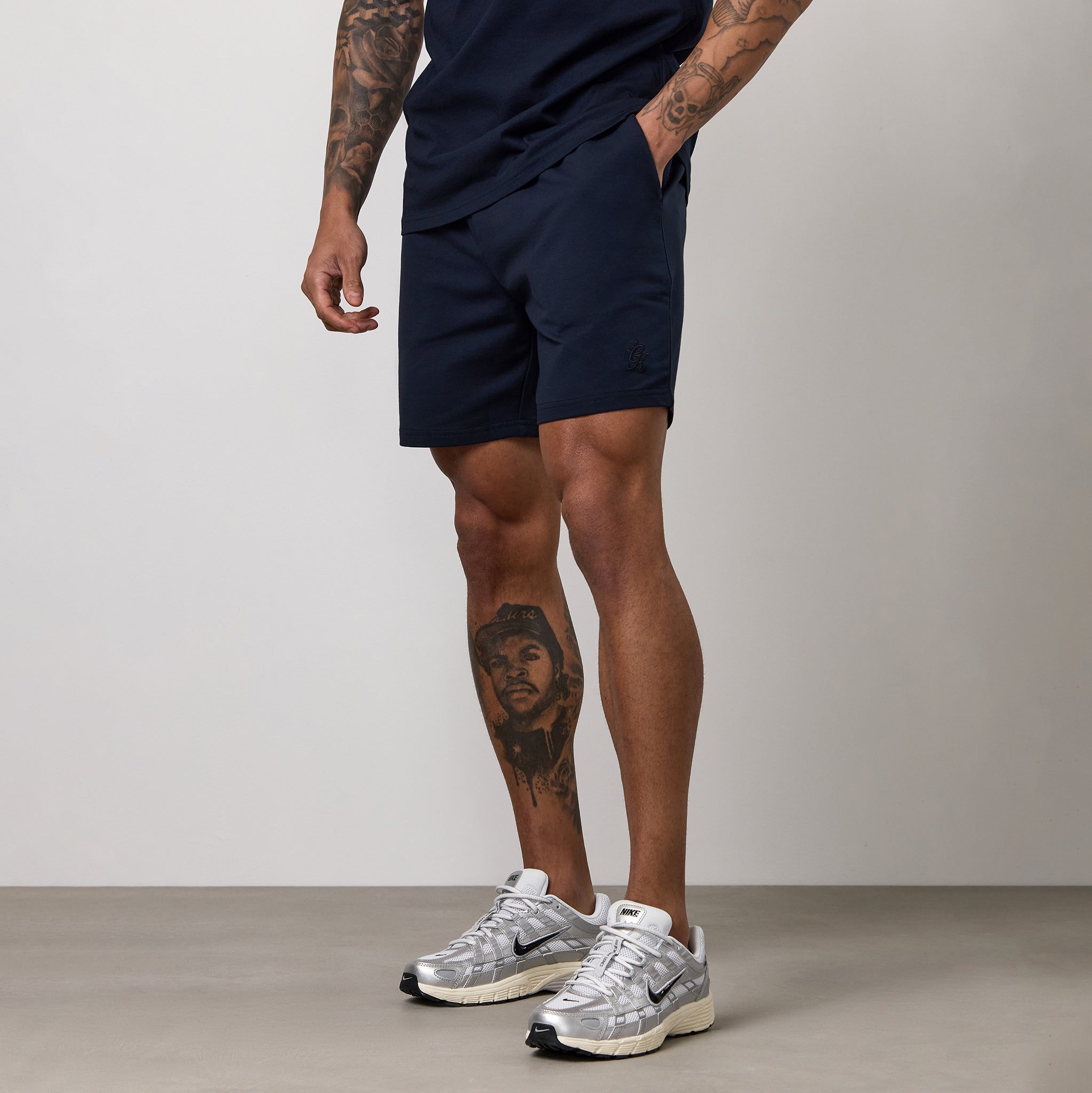 Gym King Victory Loopback Short - Navy