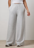 Gym King Waffle Mid Rise Trouser - Grey Marl