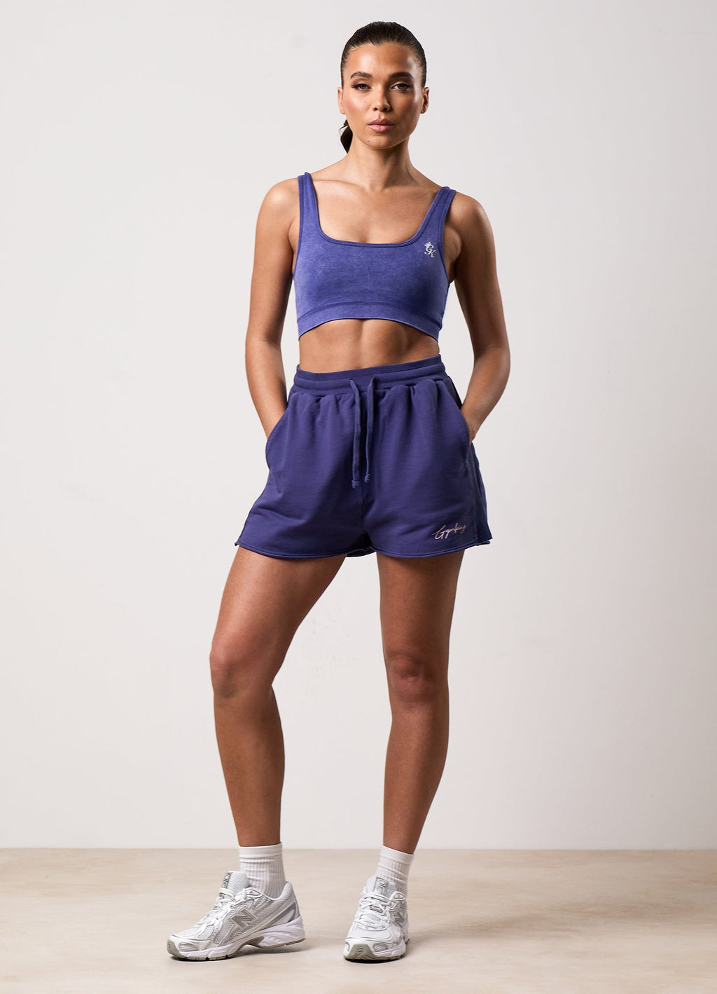 Gym King Washed Reset Short - Starlight Blue