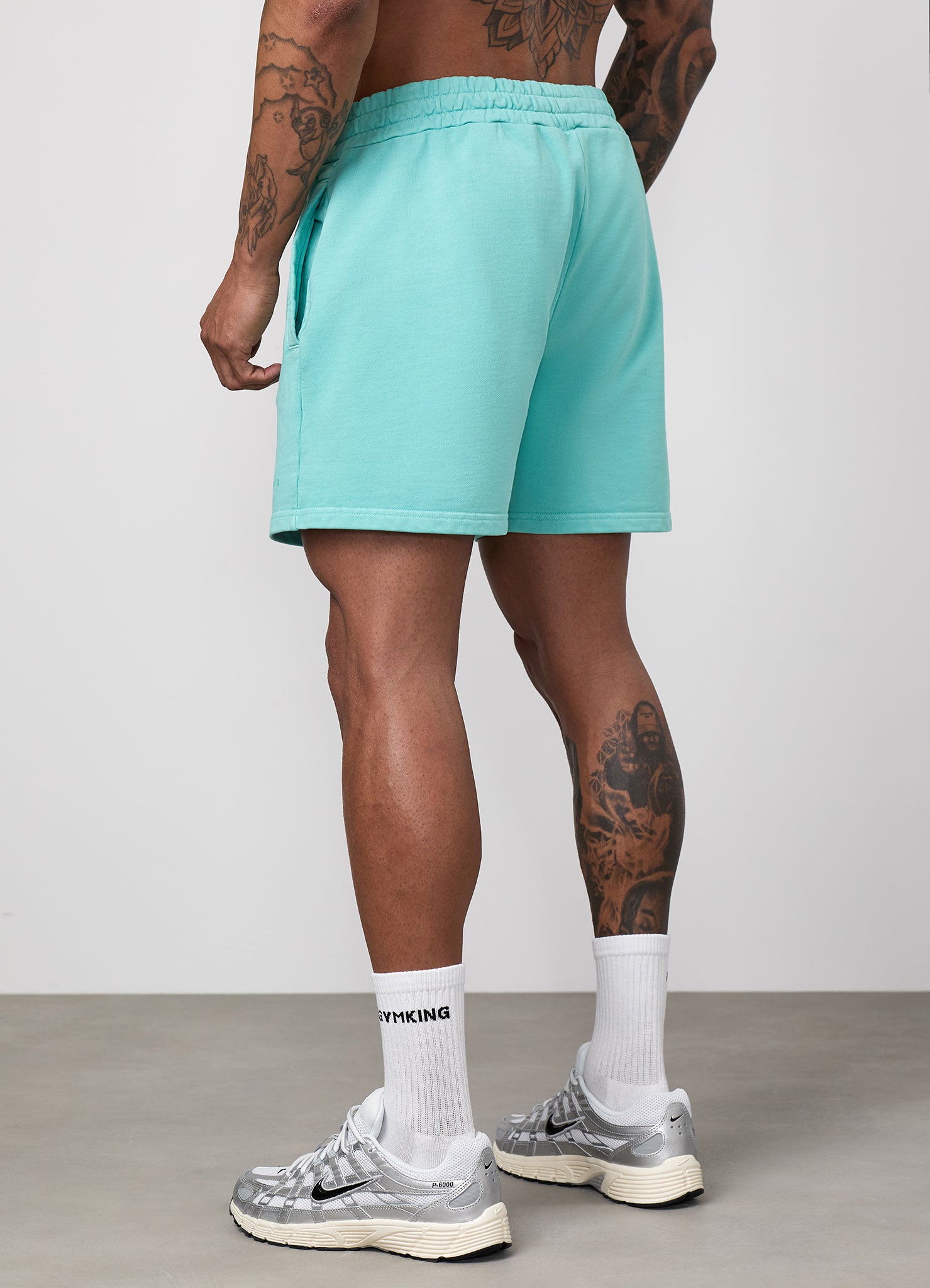 Gym King World Washed Short - Poolside Green
