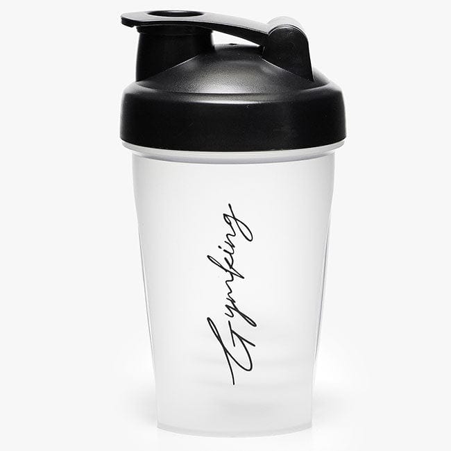 Gym King Script Mini Protein Shaker - Clear
