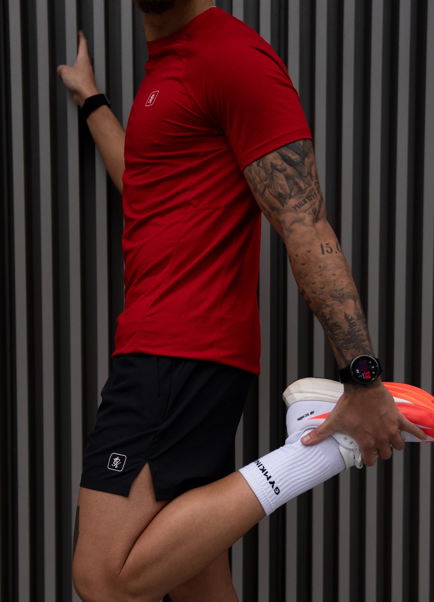 Gym King Apex Performance Tee - Signal Red