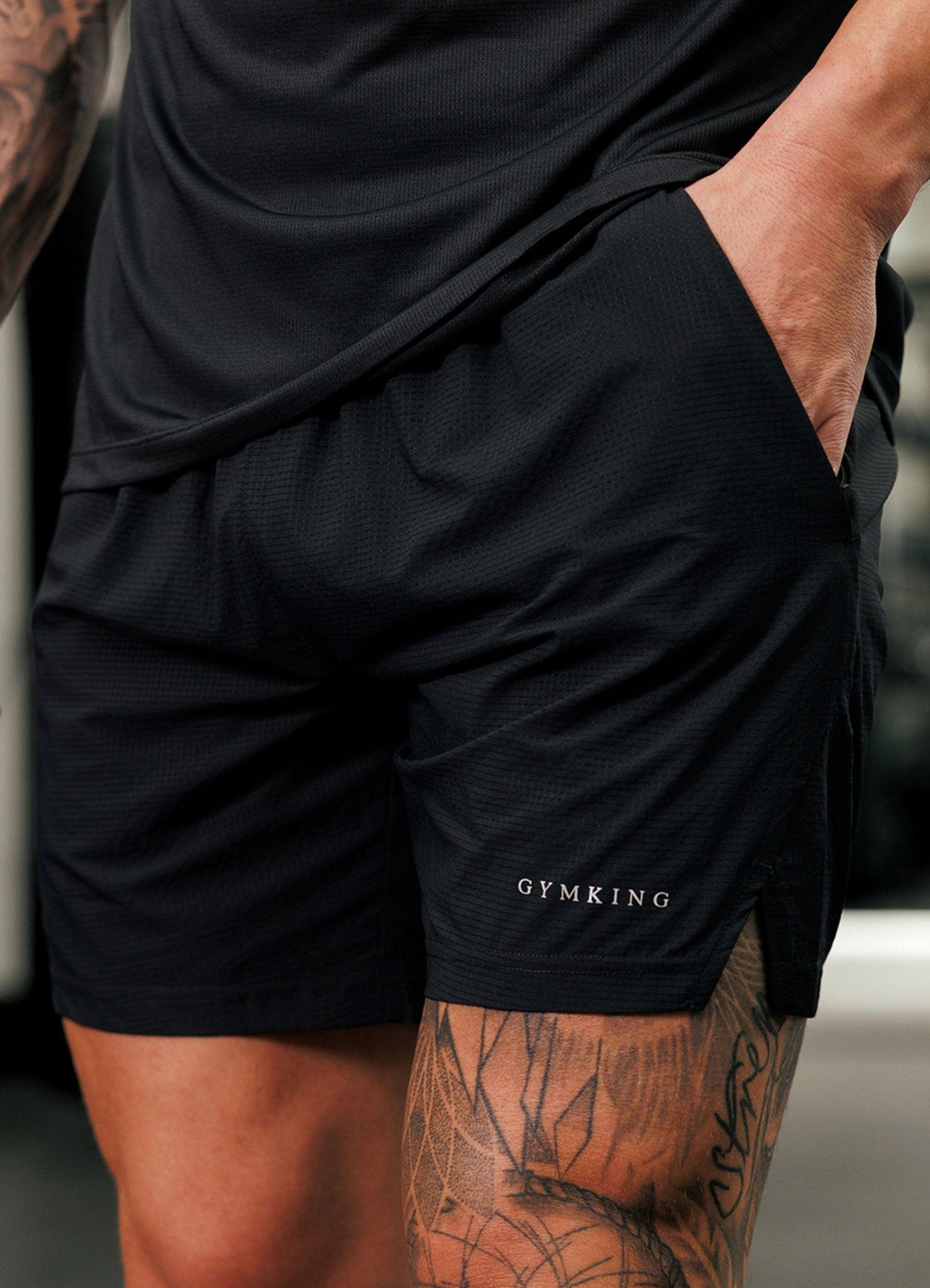 Gym King Energise 5" Short - Black