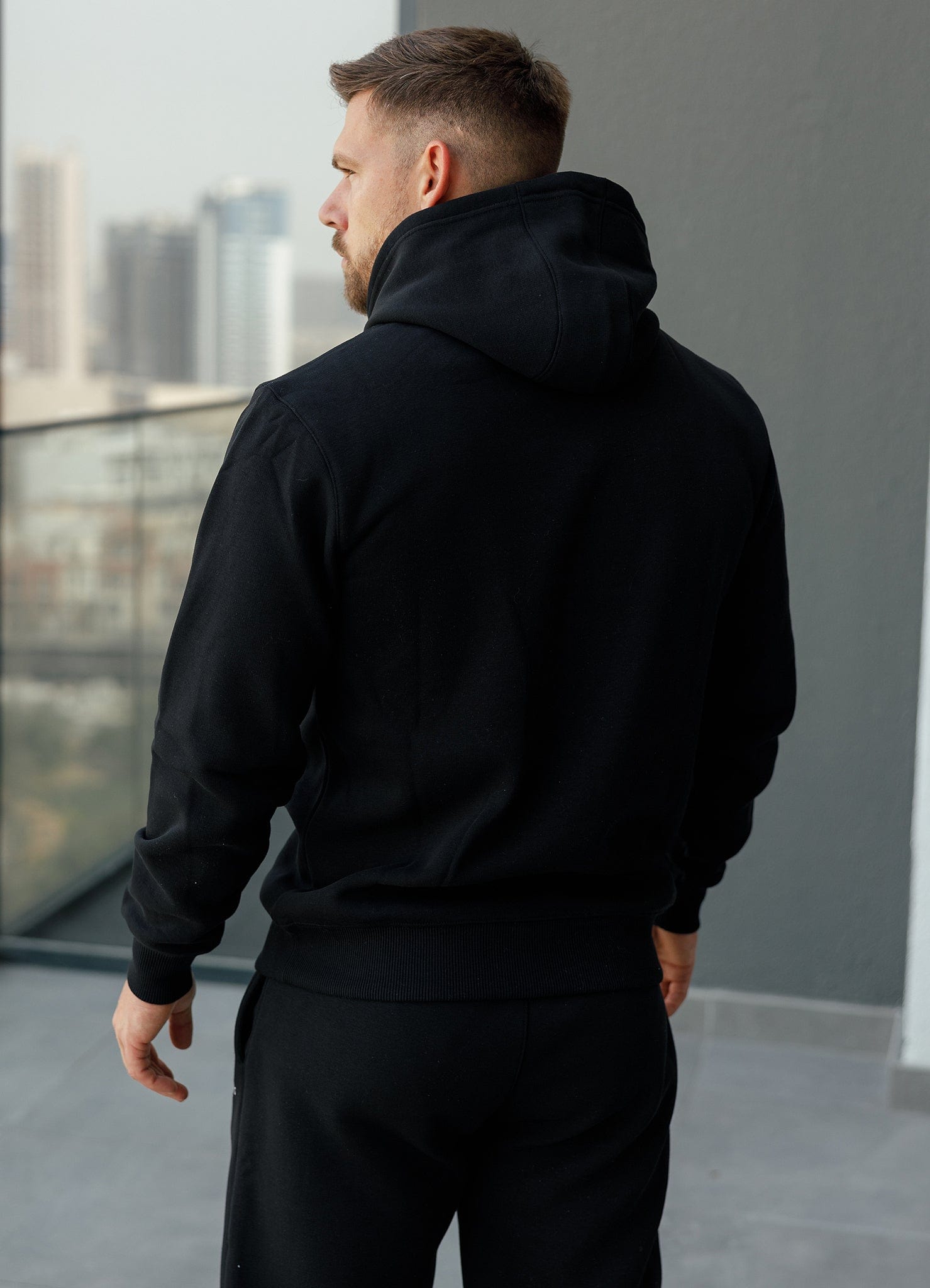 Gym King Fundamental Linear Hoodie - Black