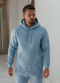 Gym King Fundamental Linear Hoodie - Powder Blue