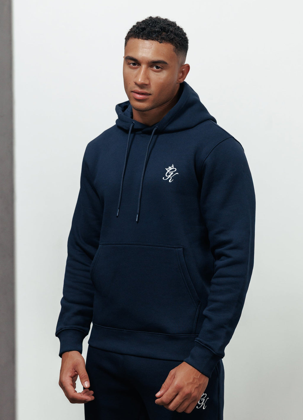 Gym King Fundamental Fleece Hoodie - Navy