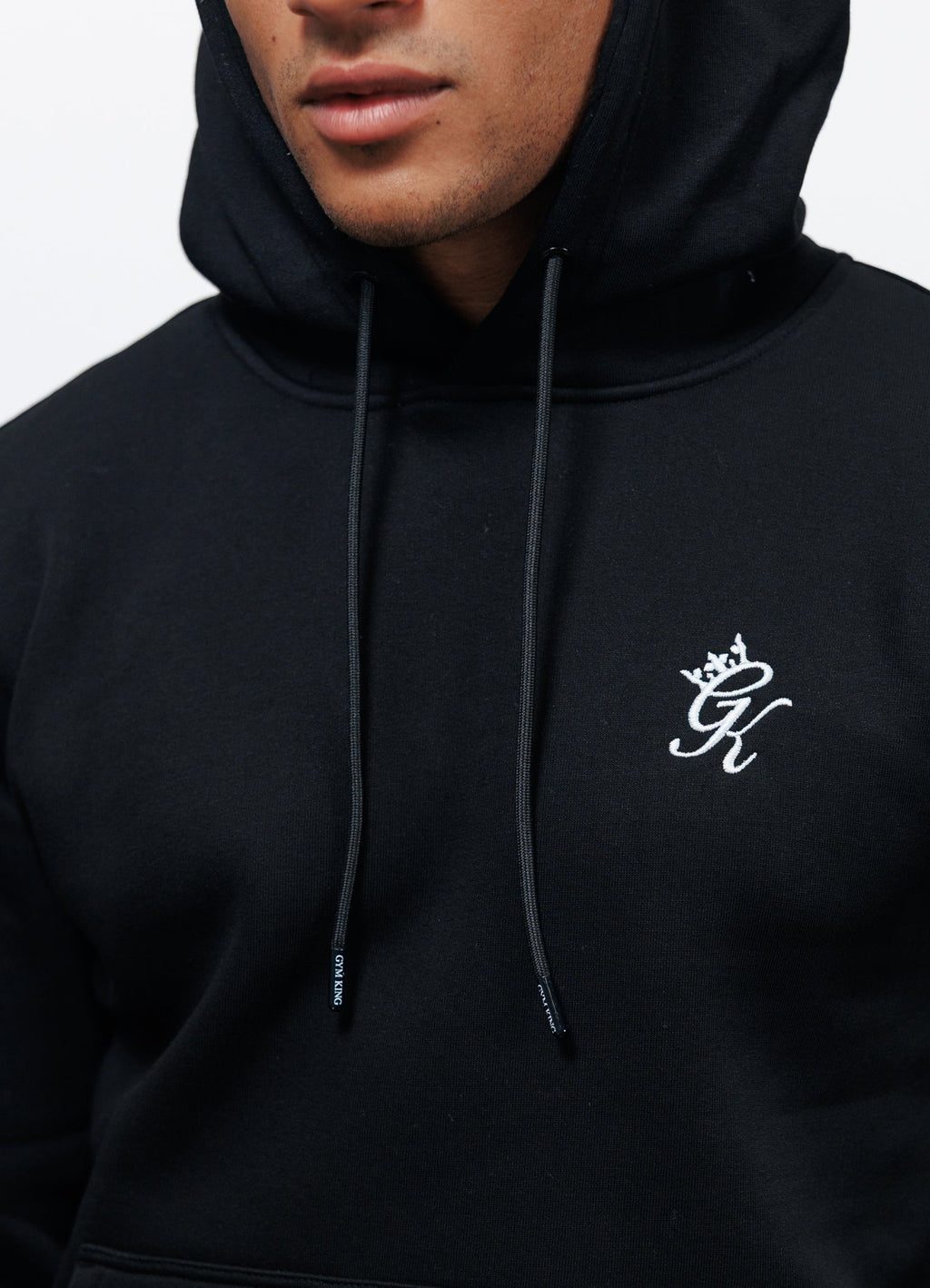 Gym King Fundamental Fleece Hoodie - Black