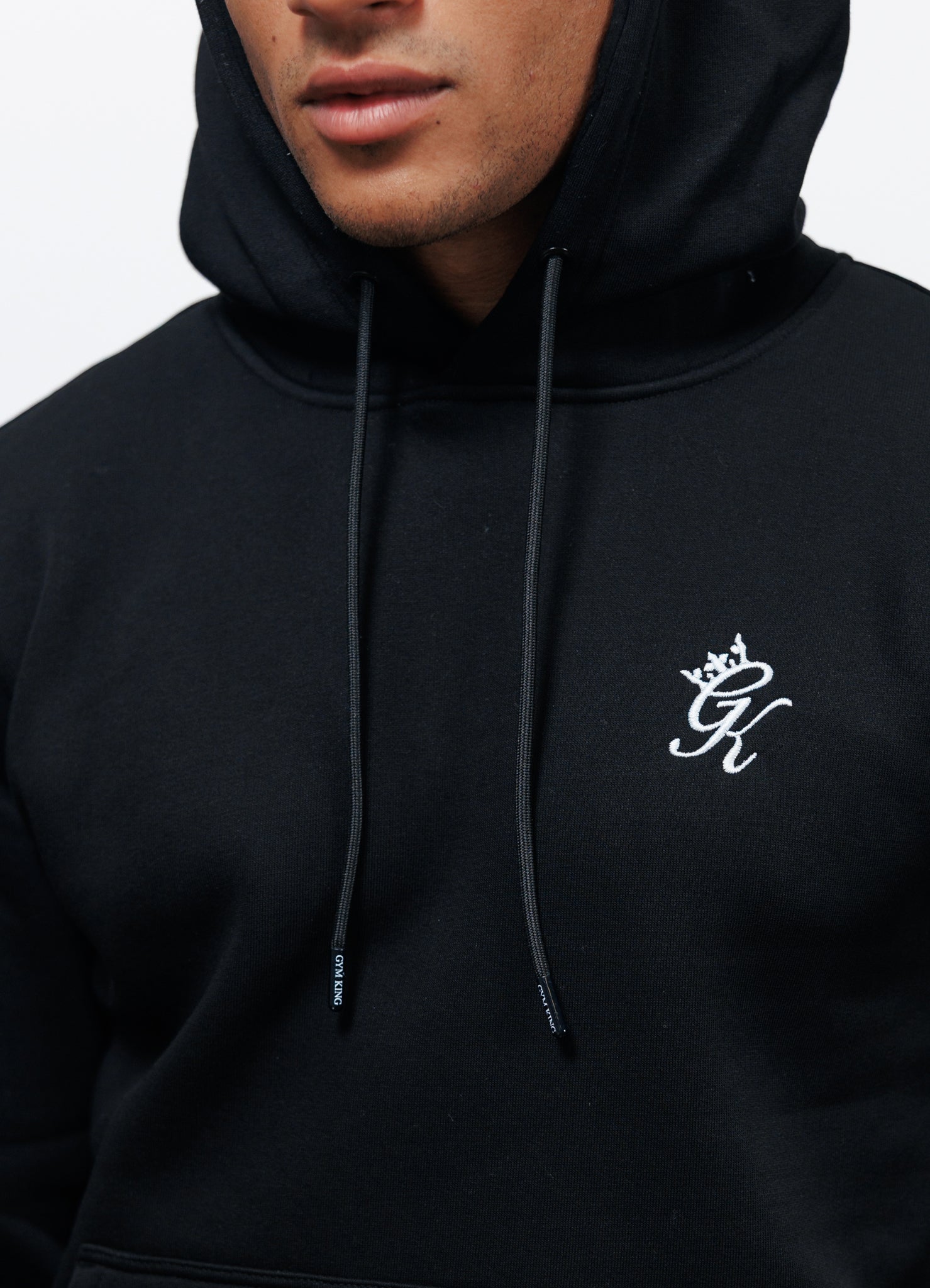 Gym King Fundamental Fleece Hoodie - Black