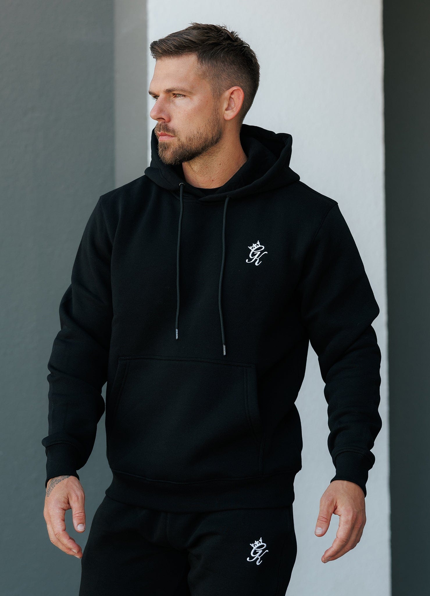 Gym King Fundamental Fleece Hoodie - Black