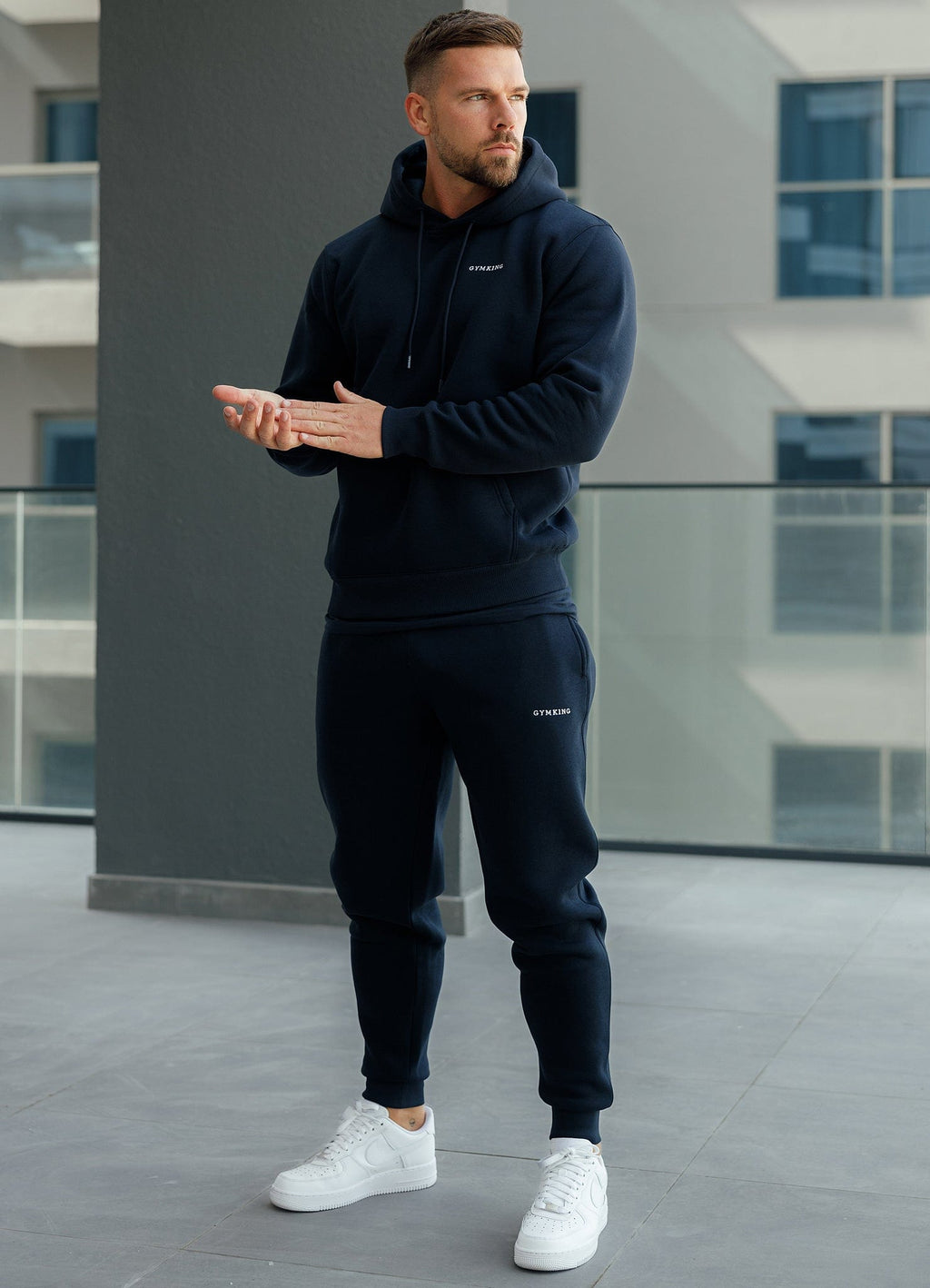 Gym King Fundamental Linear Jogger - Navy