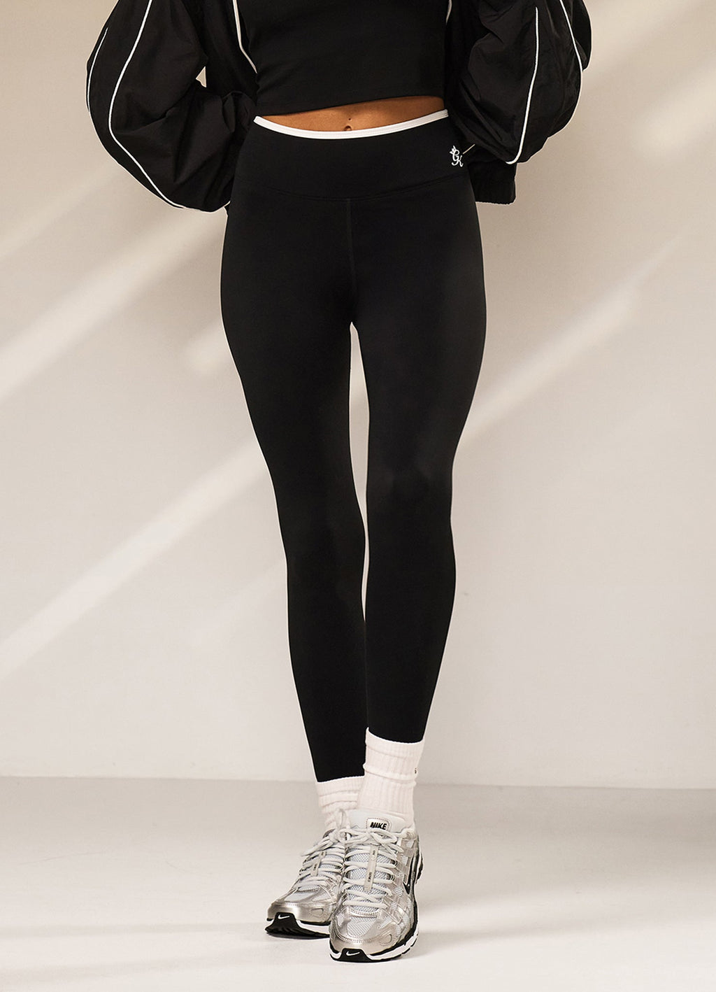 Gym King 365 Contrast Legging - Black