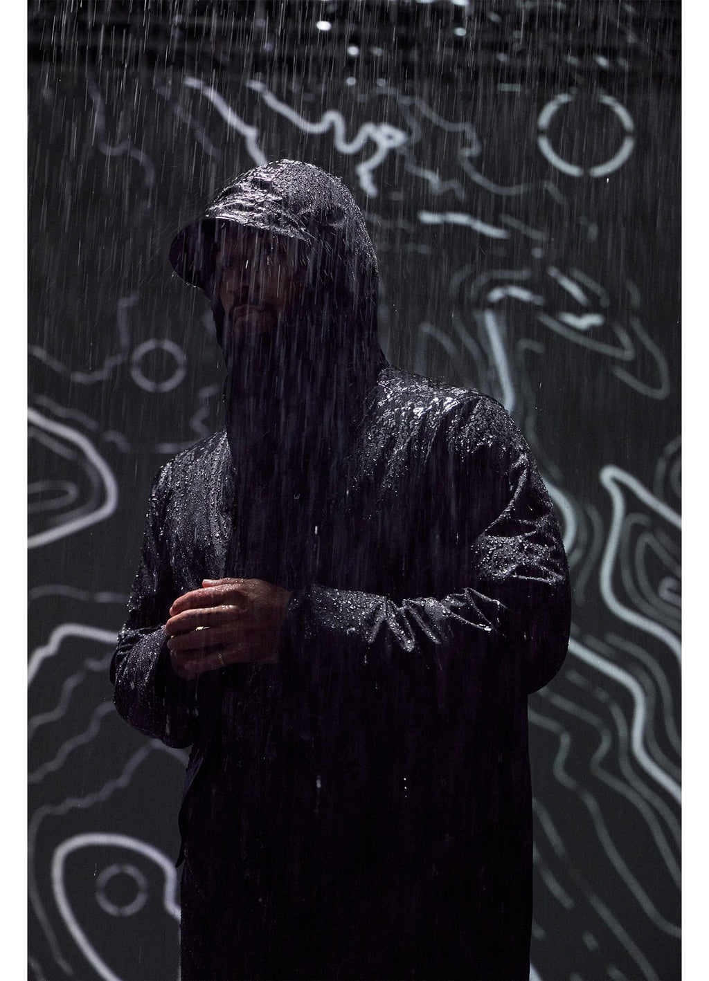 Gym King Rebellion Storm Mid-Length Parka - Black