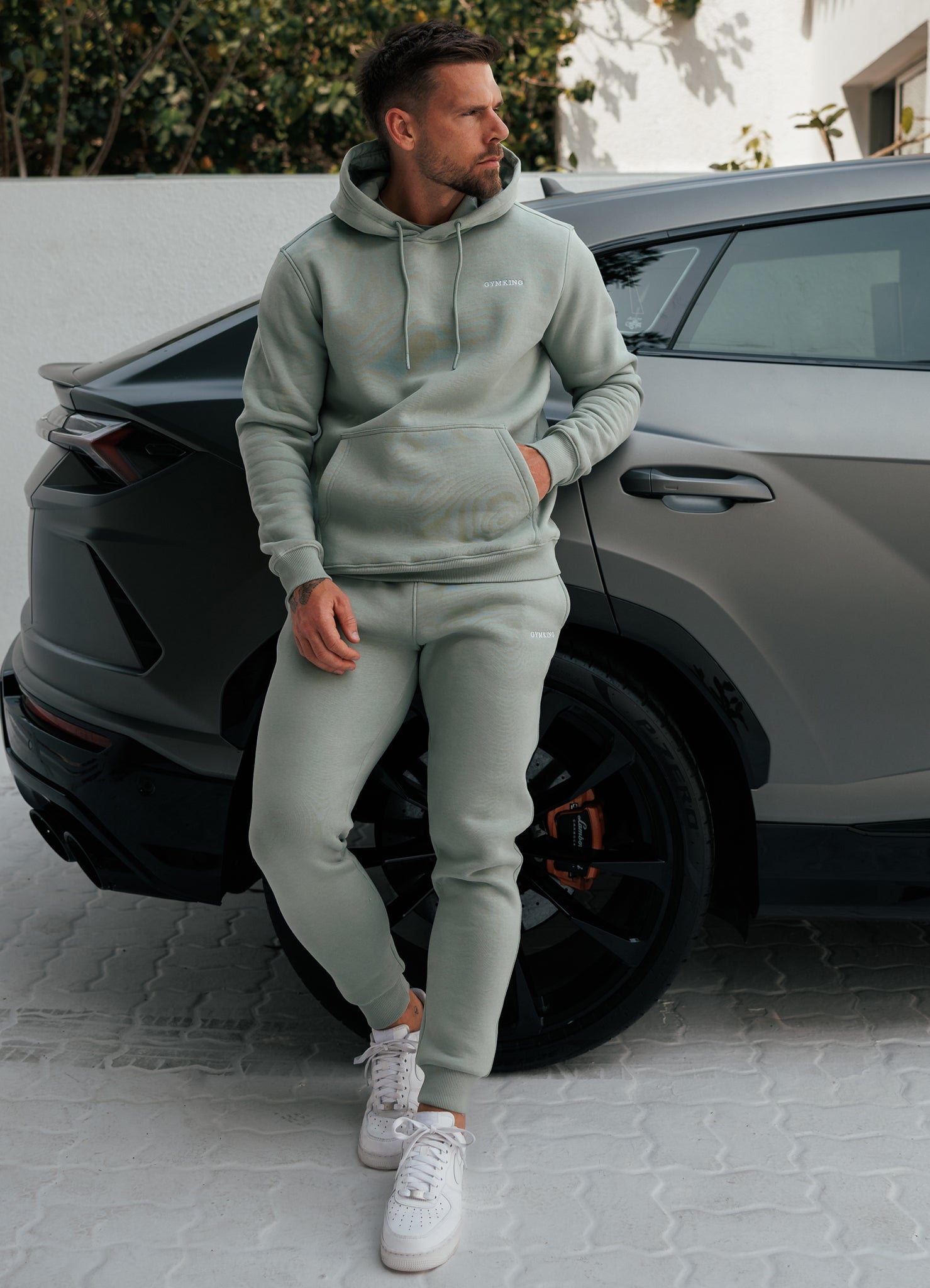 Gym King Fundamental Linear Jogger - Urban Sage
