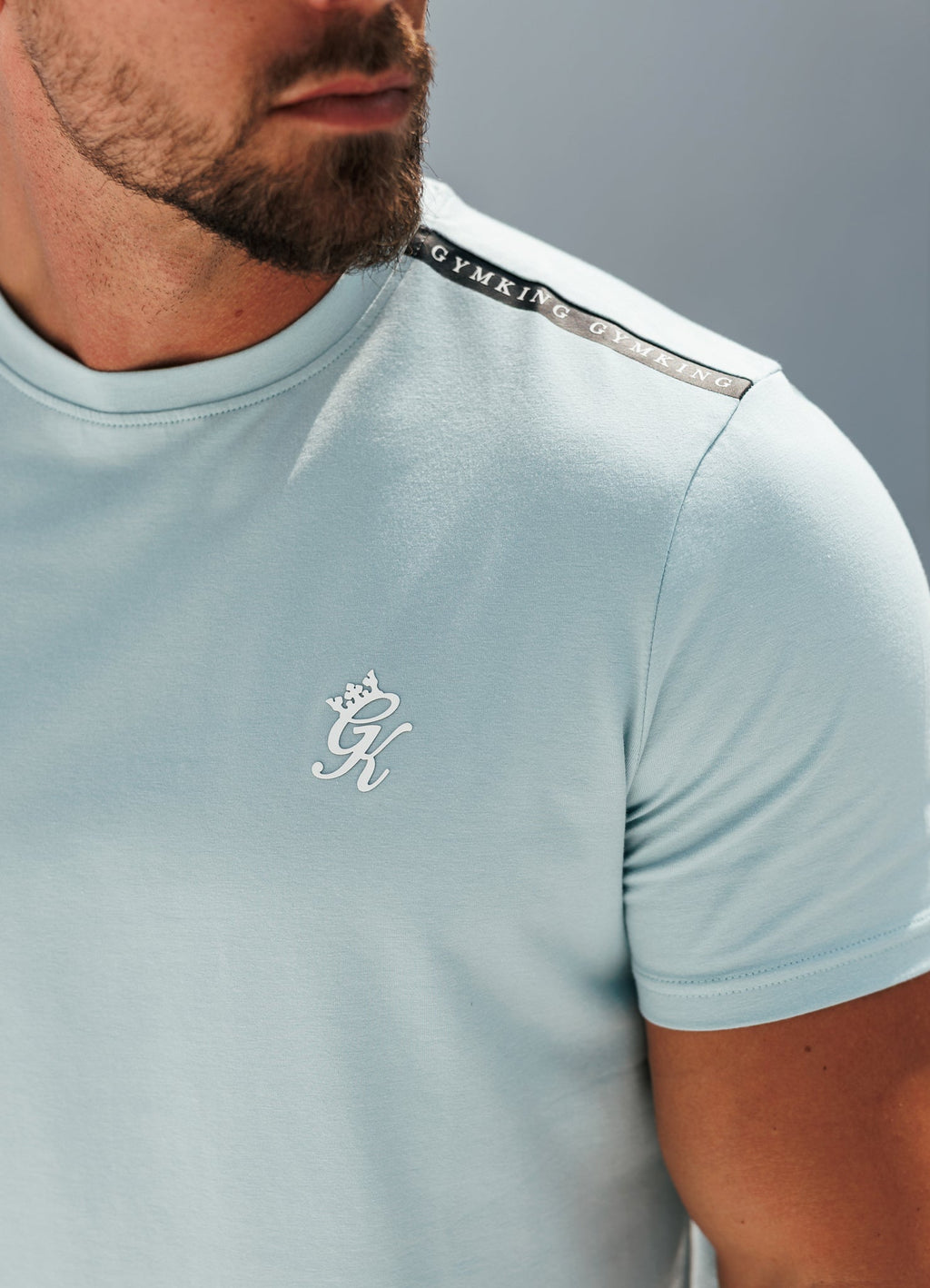 Gym King Taped Jersey Tee - Dusky Mint